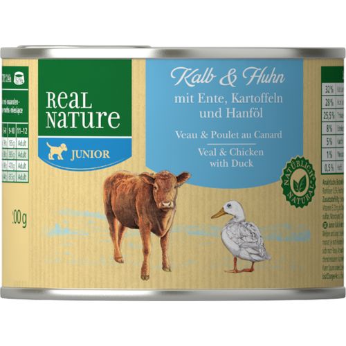 Real Nature Puppy Lattina Multipack 6x200G