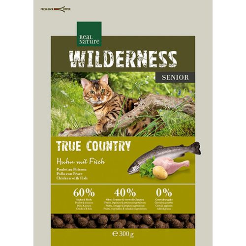 Real Nature Wilderness per Gatto Senior True Country Pollo con Pesce
