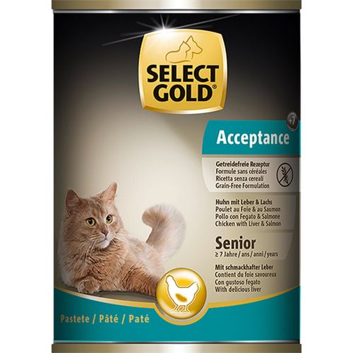 Select Gold Acceptance Cat Senior Lattina 400G