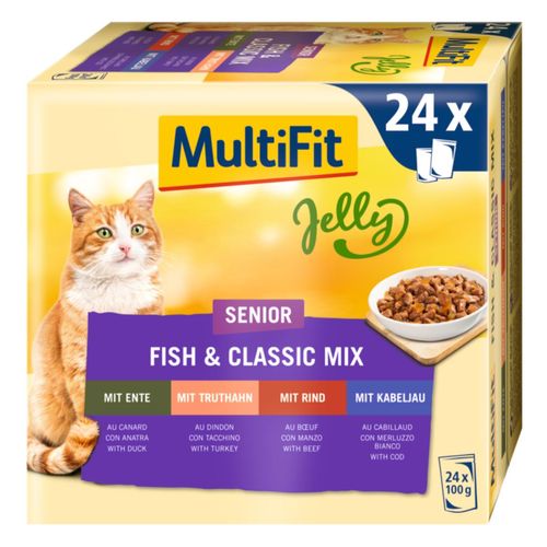 MultiFit Jelly Senior Busta Multipack 24x100G