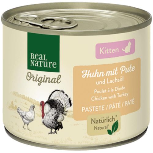 Real Nature Original Kitten Lattina Multipack 6X200G