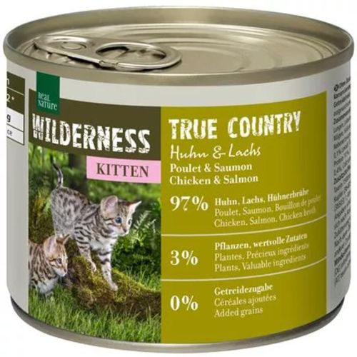 Real Nature Wilderness Kitten Lattina Multipack 6X200G