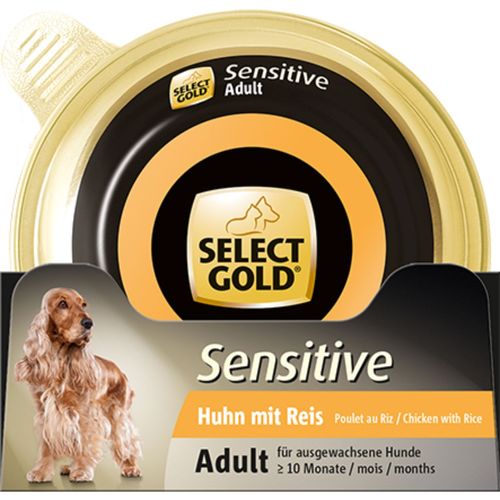 Select Gold Sensitive Dog Vaschetta Multipack 10x125G