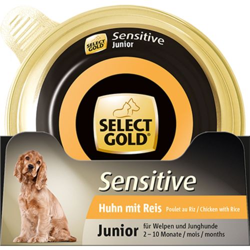 Select Gold Sensitive Puppy Vaschetta Multipack 10x125G