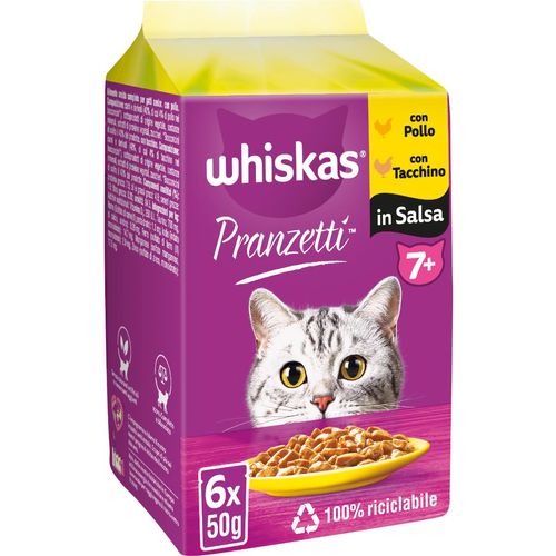 Whiskas Pranzetti Senior Busta Multipack 6x50G