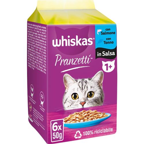 Whiskas Pranzetti Cat Busta Multipack 6x50G