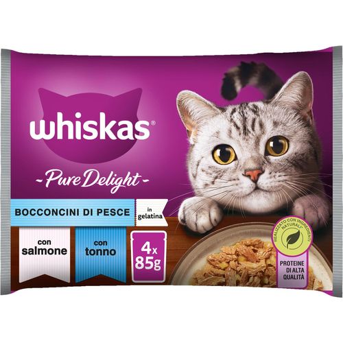 Whiskas Pure Delight Cat Busta Multipack 4x85G