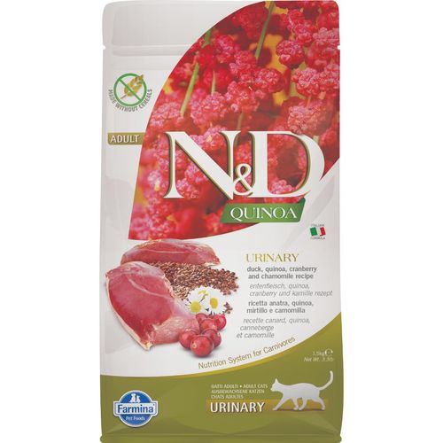 N&D Quinoa Urinary Gatto Adult Anatra