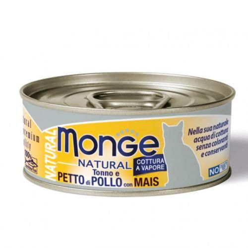 Monge Natural Cat Lattina Multipack 24x80G