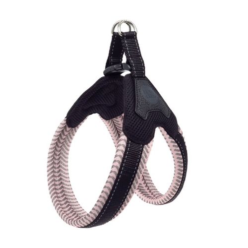 Pettorina per Cane Spighe Rosa in Plastica