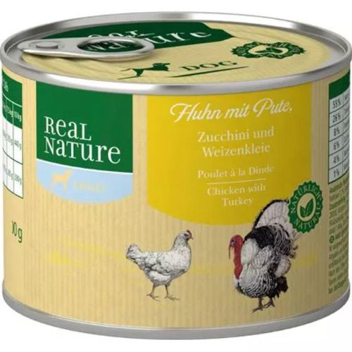 Real Nature Dog Light Lattina Multipack 6x200G