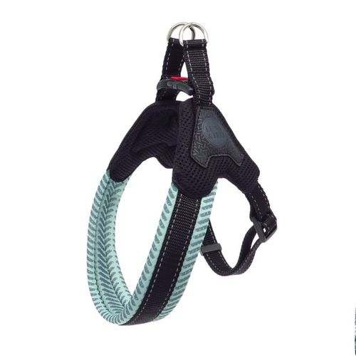 Pettorina per Cane Spighe Verde Acqua Regolabile