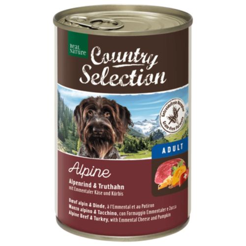 Real Nature Country Selection Dog Lattina 400G