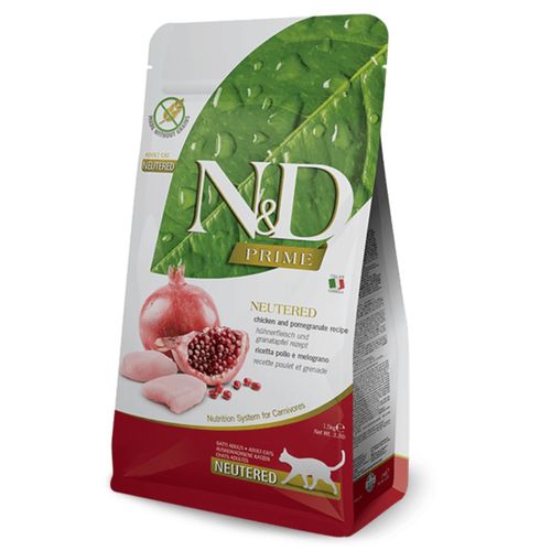 N&D Prime Gatto Neutered Pollo Melograno