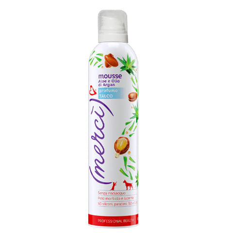 Lovedì Dog Shampoo Mousse Aloe e Olio di Argan
