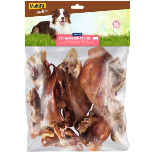 MultiFit Native Snack Dog Pezzi di Orecchie di Maiale