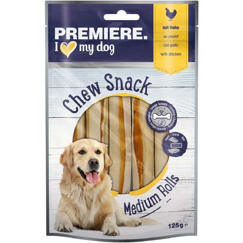 Premiere Dog Chew Snack Medium Rolls