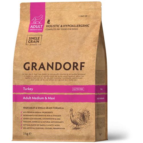 Grandorf Dog Medium & Maxi Tacchino