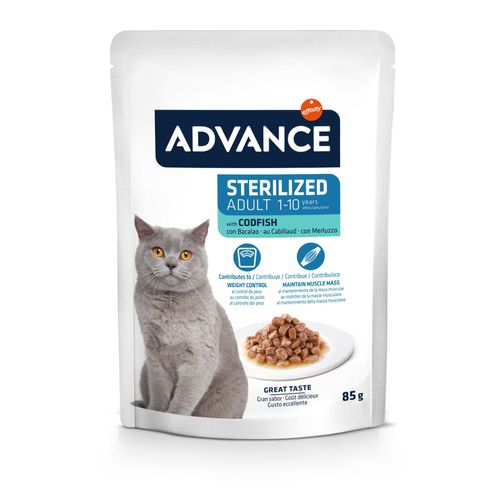 Advance Cat Sterilized Busta Multipack 12x85G