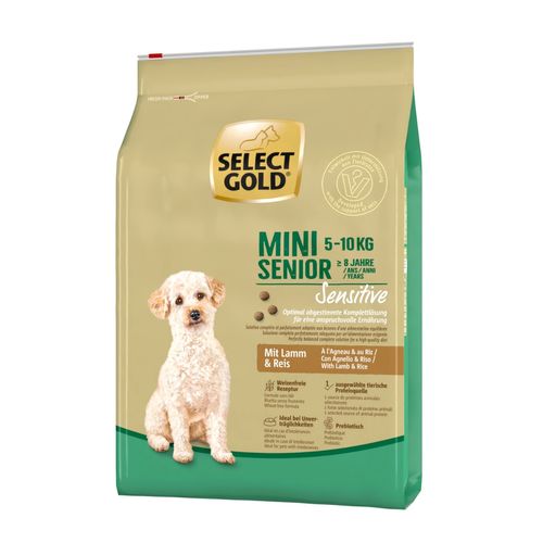 Select Gold Sensitive Mini Senior con Agnello e Riso