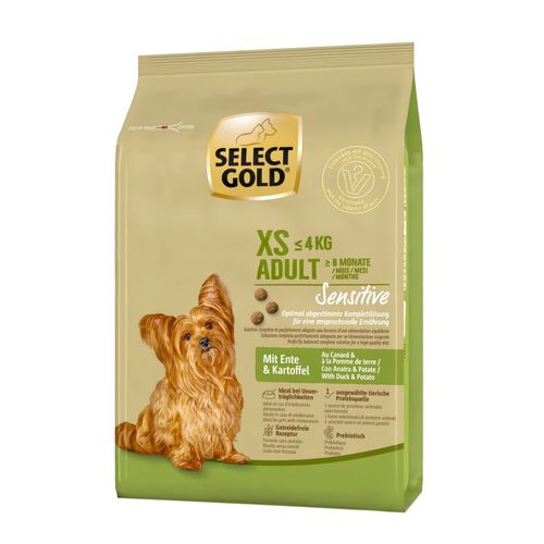 Select Gold Sensitive XS Adult con Anatra e Patate