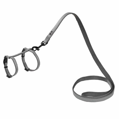 More Guinzaglio per Gatto Riflettente Grigio