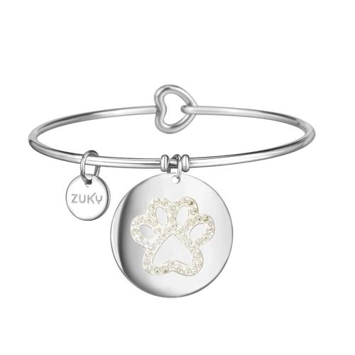 Zuky Bracciale Bangle Zampa con Cristalli
