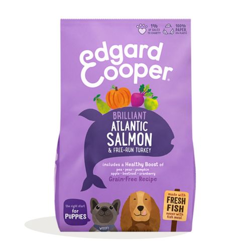 Edgard & Cooper Dog Puppy Salmone e Tacchino