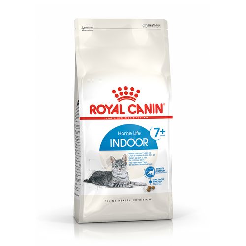 Royal Canin Cat Indoor 7+ Alimento completo secco per gatti adulti che vivono in casa