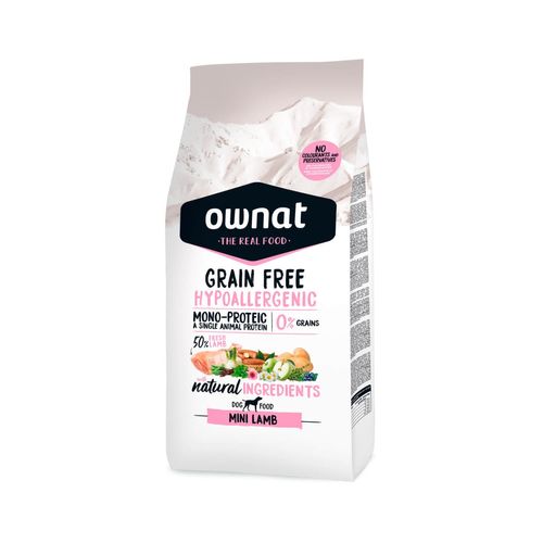 Ownat Dog Hypo Grain Free Mini Agnello