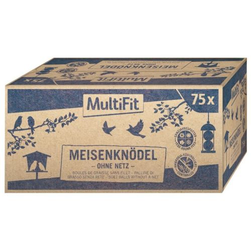 MultiFit Palline di Grasso Senza Rete per Uccelli Selvatici