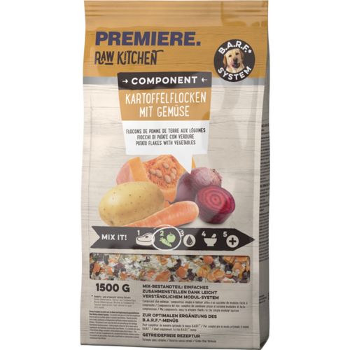 Premiere Dog Raw Kitchen Fiocchi di Patate con Verdure
