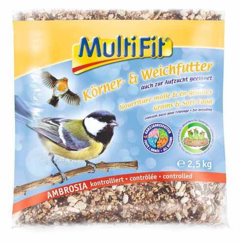 Multifit Alimento Uccelli Mix Semi e Fiocchi