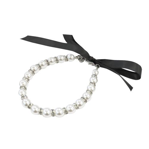 Croci Collare per Cane Elegant Pearls
