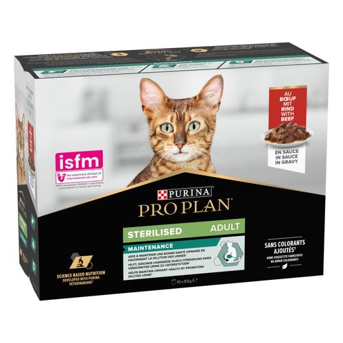 Purina Pro Plan Sterilised Cat Busta Multipack 10X85G