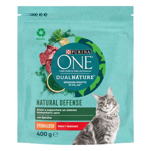 Purina One Cat DualNature Sterilizzato Crocchette Manzo