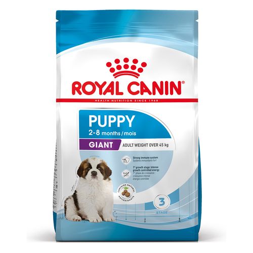 Royal Canin Giant puppy Alimento completo per cuccioli di taglia gigante Fino a 8 mesi di età