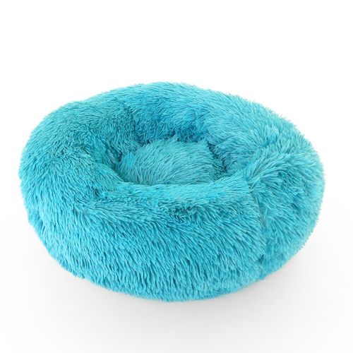 Luna&Teo Cuccia per Cane Ciambella Pelosa Azzurra