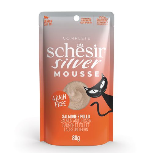 Schesir Silver Senior 11+ Busta Multipack 12x80G