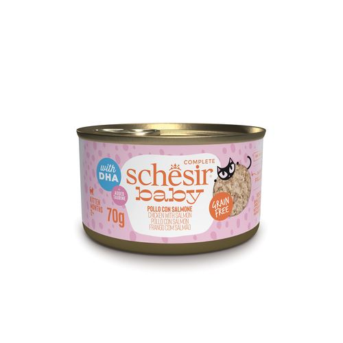 Schesir Baby Kitten Lattina Multipack 12x70G