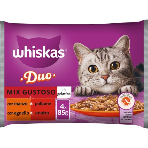 Whiskas Duo Cat Busta Multipack 4x85G