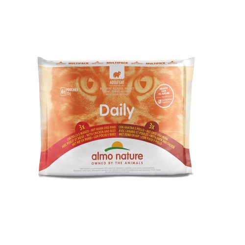 Almo Nature Daily Cat Busta Multipack 6x70G