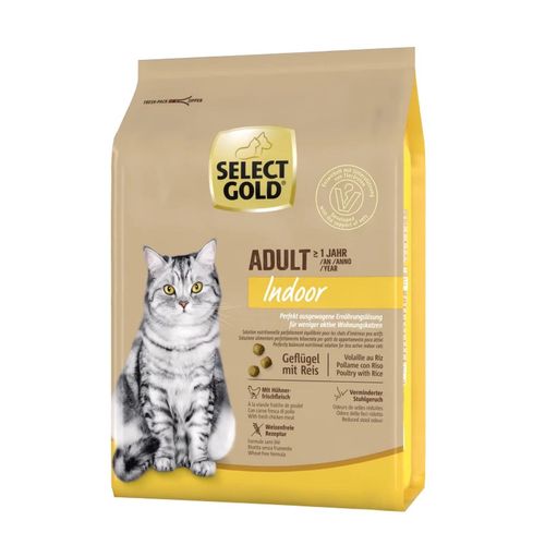 Select Gold Cat Indoor Adult Pollame con Riso