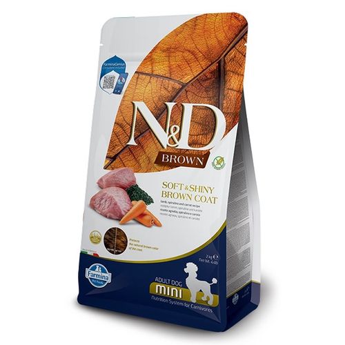 N&D Dog Brown Adult Mini Agnello e Carota
