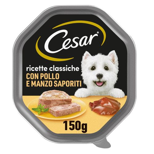 Cesar Dog Ricette Classiche Vaschetta Multipack 14x150G