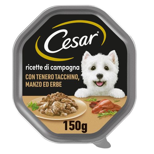 Cesar Dog Ricette di Campagna Vaschetta Multipack 14x150G