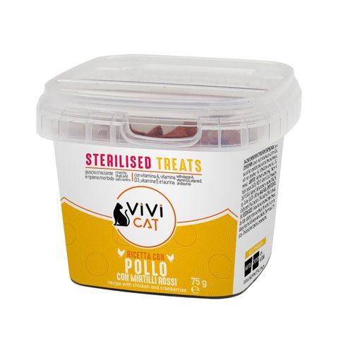 ViVi Cat Snack Sterilised Treats Pollo