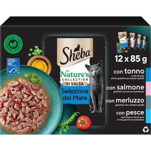 Sheba Nature’s Collection Selezione del Mare Cat Busta Multipack 12x85G