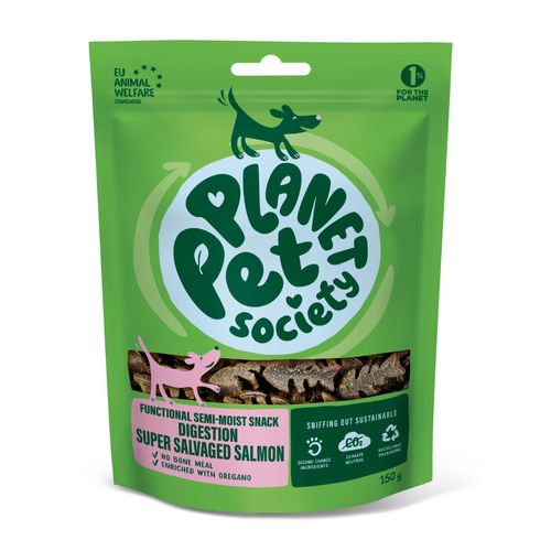 Planet Pet Society Dog Snack Digestion Salmone