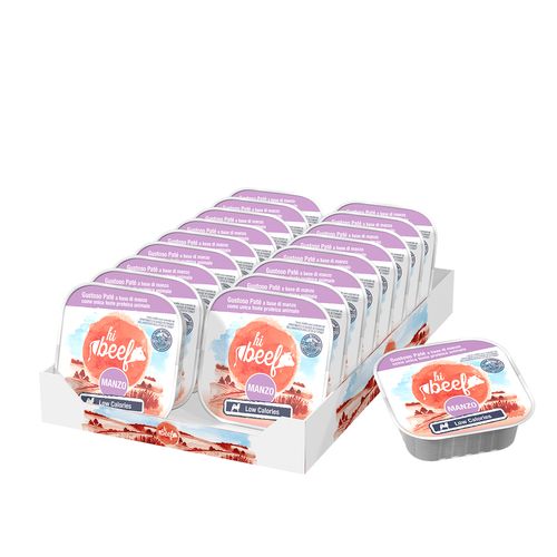 Hi Beef Light Dog Vaschetta Multipack 18x300G